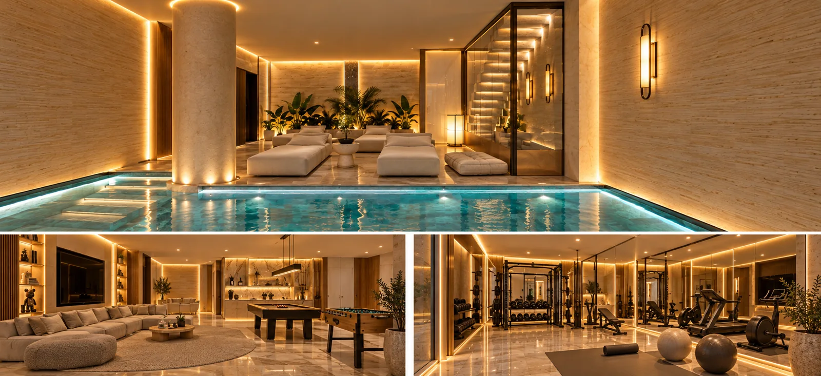 Υπόγειο SPA · Αρχιτεκτονική απεικόνιση